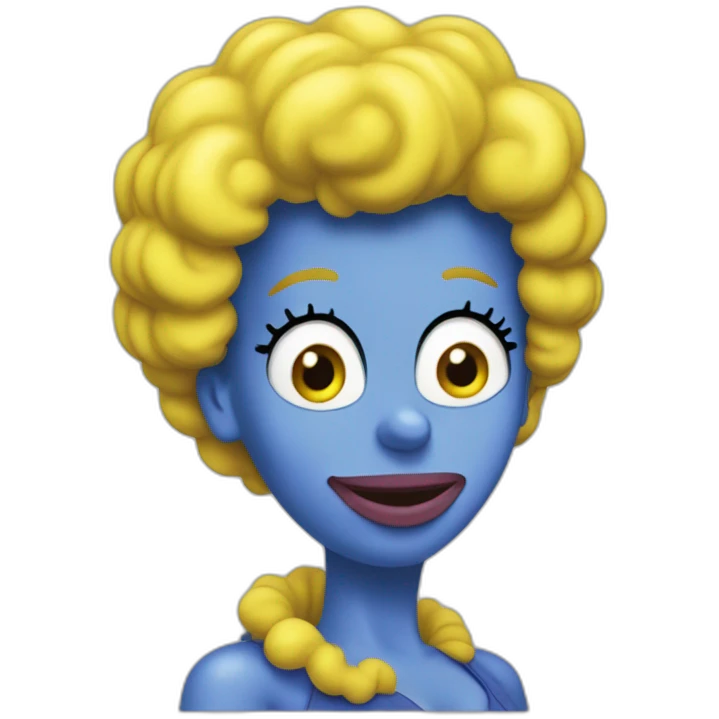 Marge simpson emoji