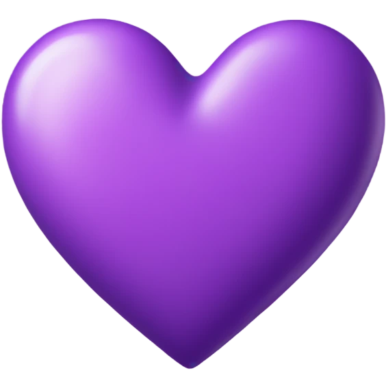 Purple love heart with gayness emoji