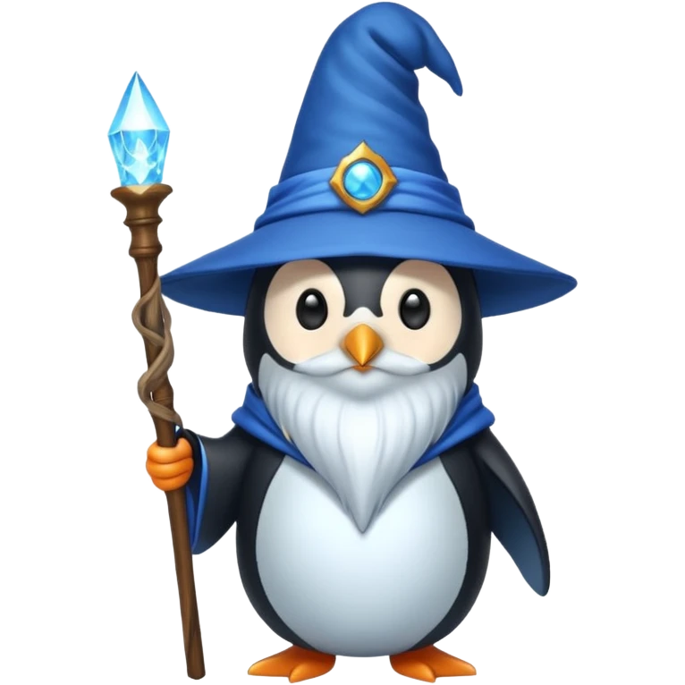 Penguin Wizard emoji