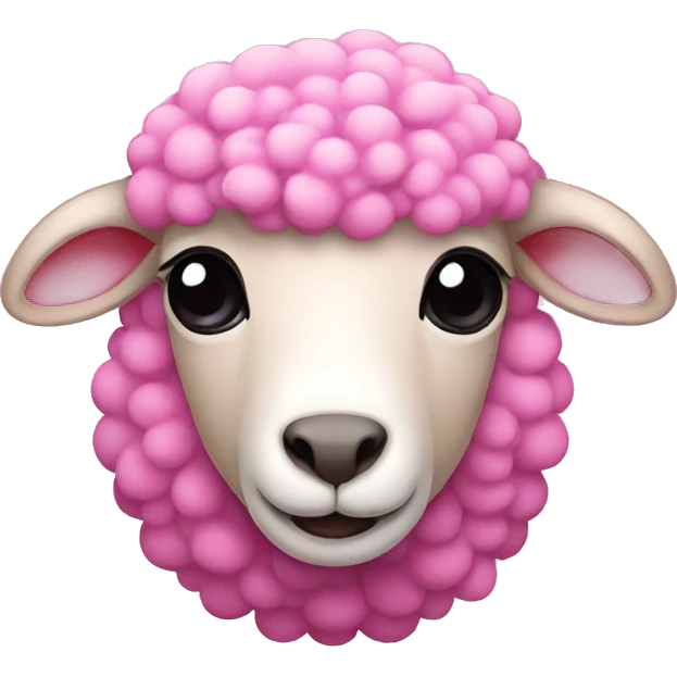 pink sheep emoji