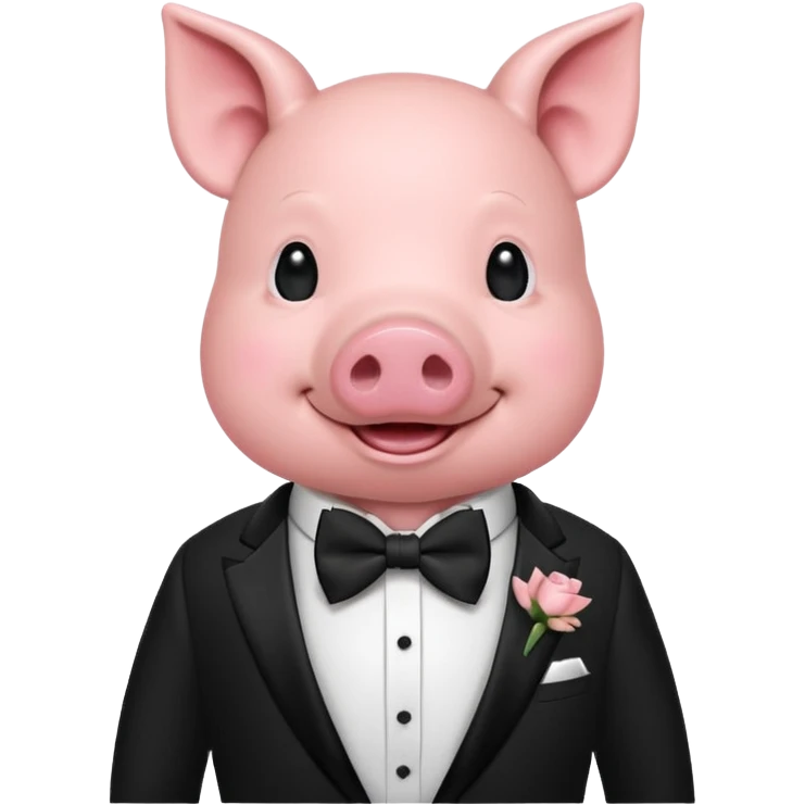 Groom pig emoji