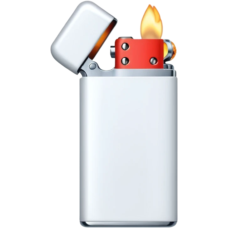 white lighter emoji