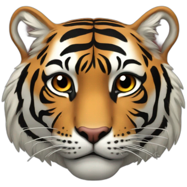 Tigre avec coeur emoji