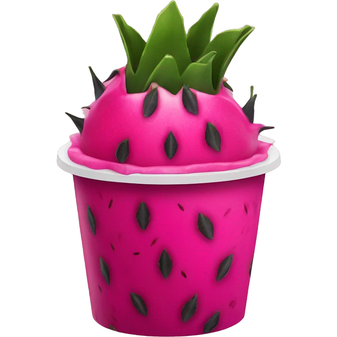 Dragon fruit refresher starbucks emoji