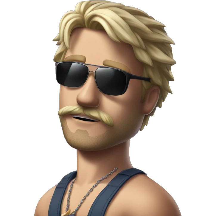 cool dude with sunglasses emoji