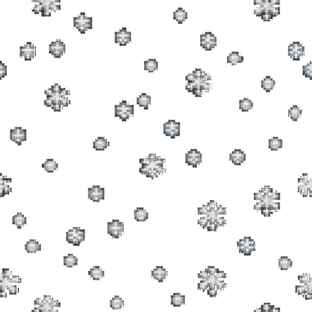 powder snow with snowflakes falling emoji