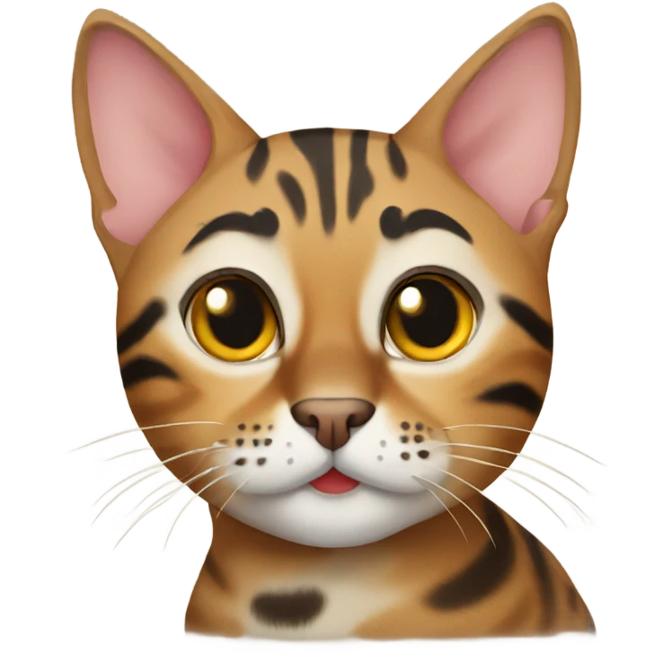 Bengal cat  emoji