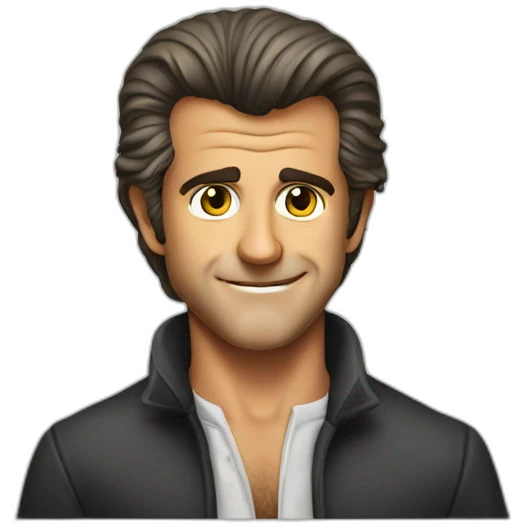 Young Mel Gibson emoji