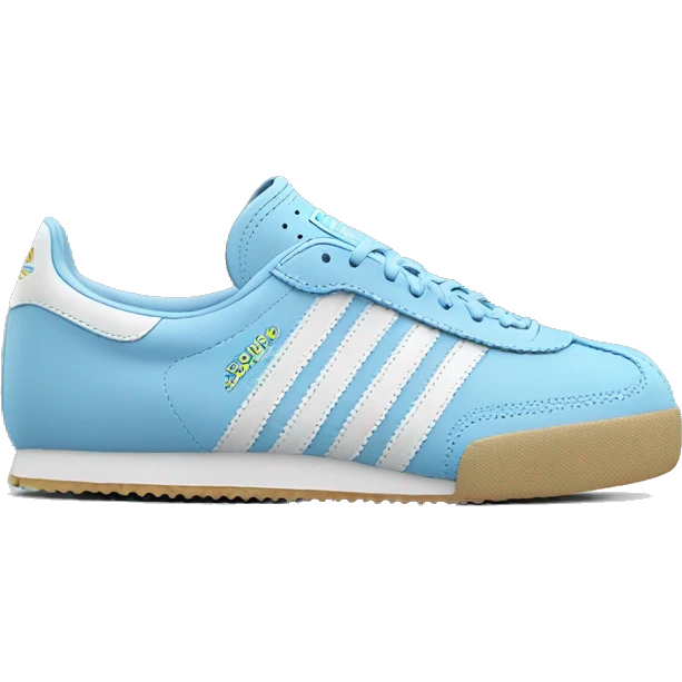 Adidas Sambas Baby Blue  emoji