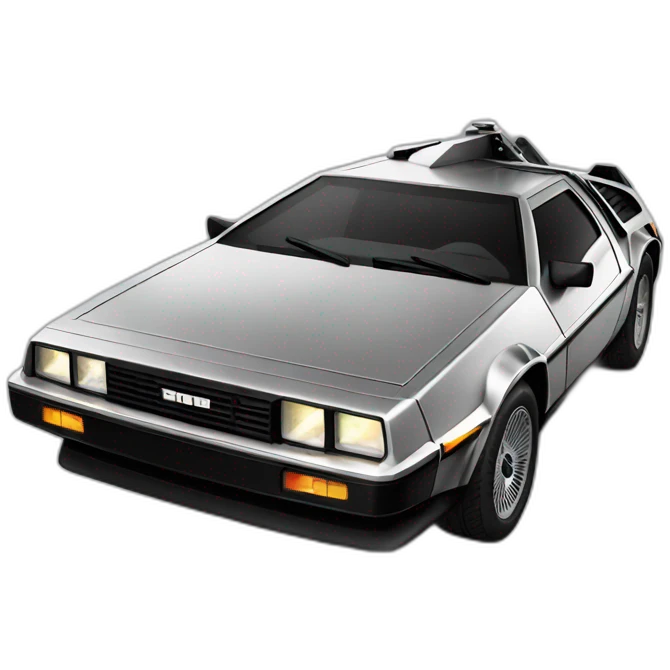 delorean emoji