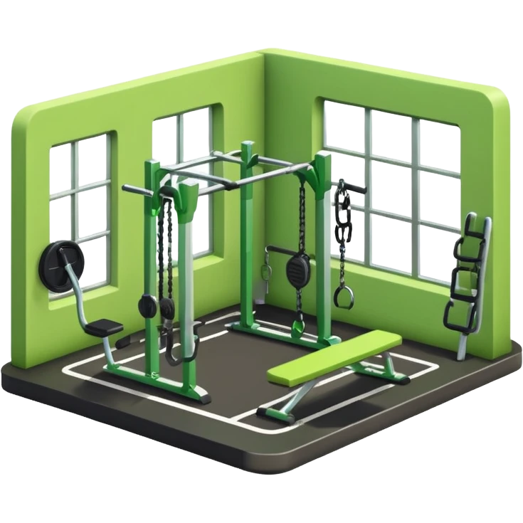 "Green gym  emoji