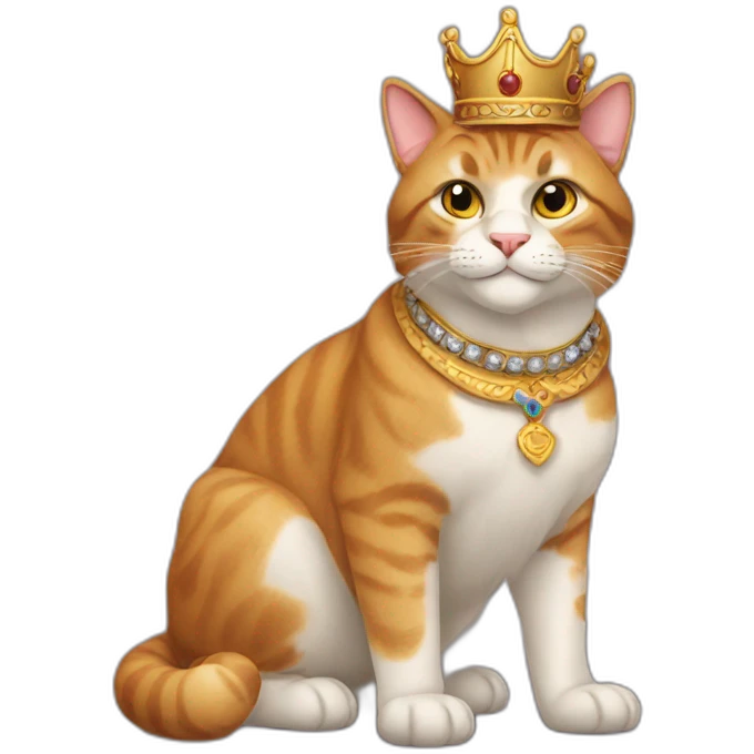 king cat emoji