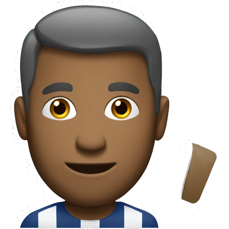 soccer coach with notebook emoji