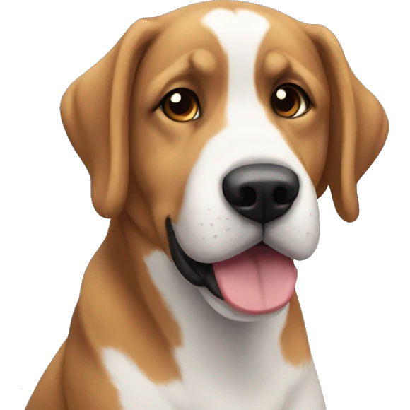 Perro en el cielo emoji