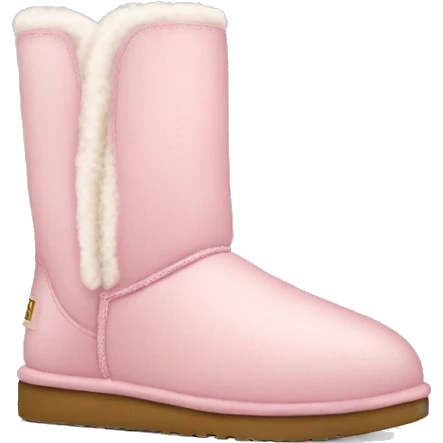 light pink uggs emoji