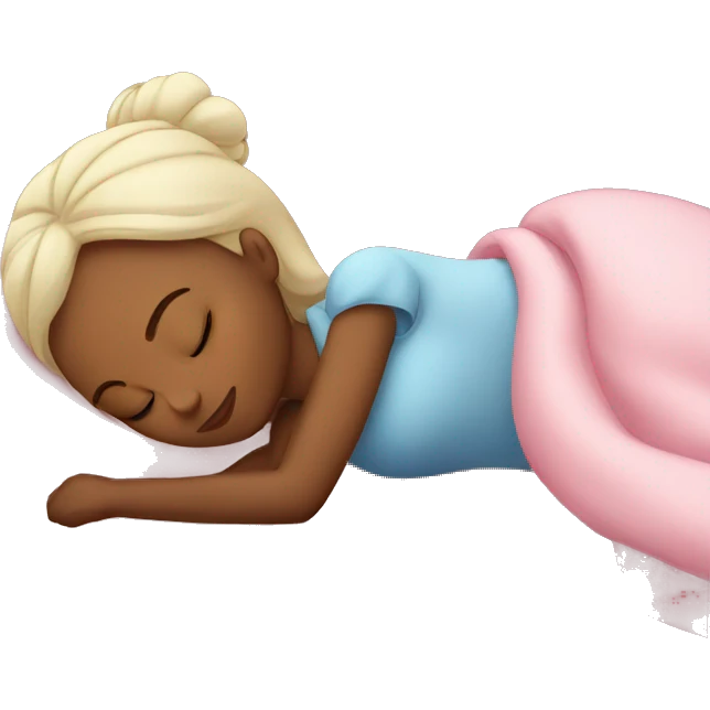 Princess sleeps peacefully emoji