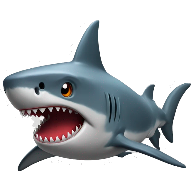 Shark with tophat magma emoji