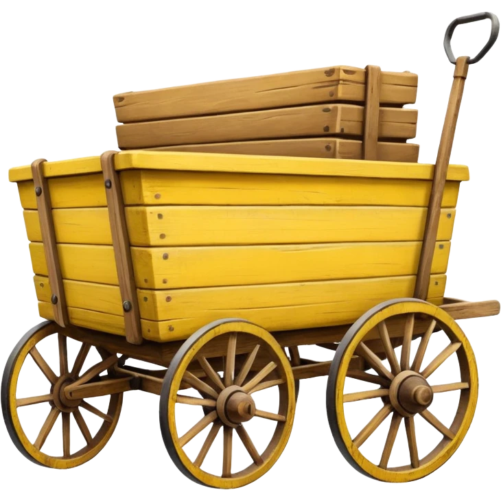 Yellow wagon emoji