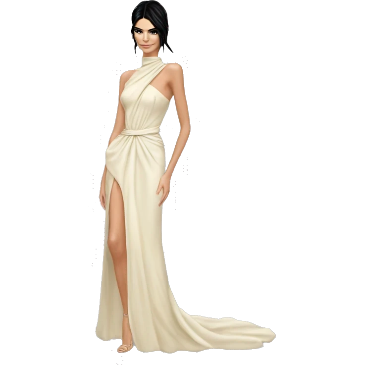 kendall jenner met gala dress emoji