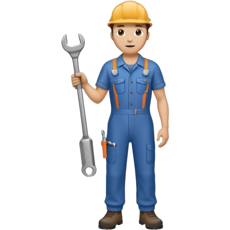 mechanic full body emoji