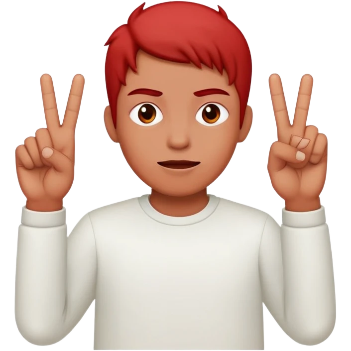 red face with 2 middle fingers  emoji