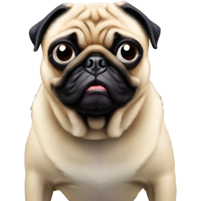 Spider man pug  emoji