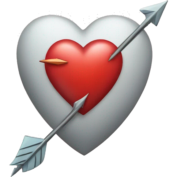 Heart with arrow going through  emoji