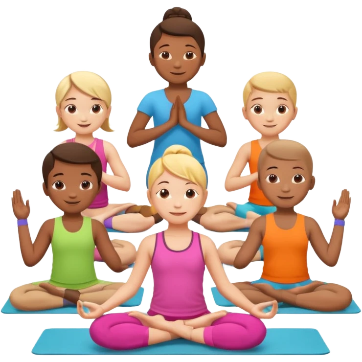 Yoga for children emoji