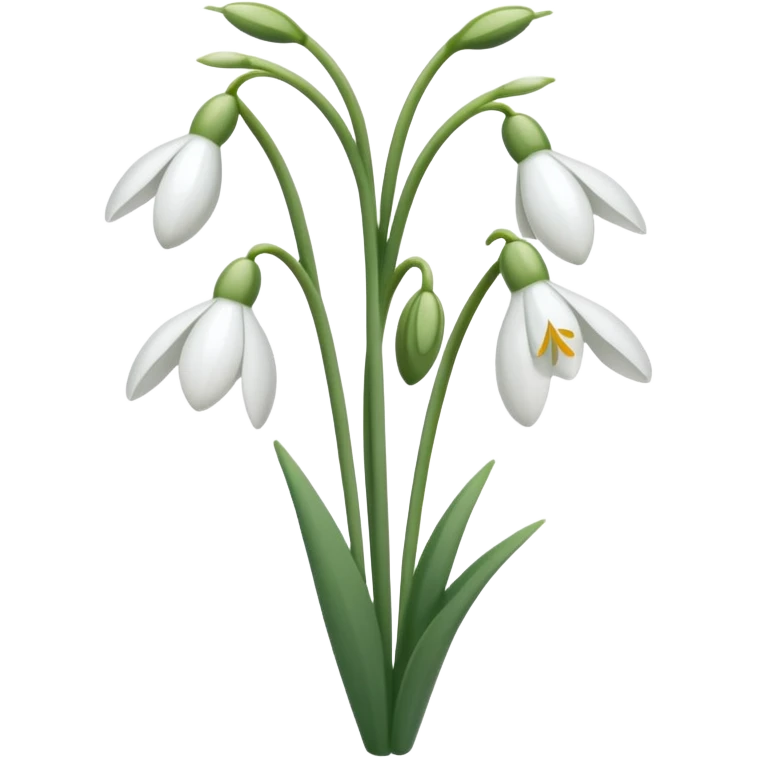 Snowdrops emoji
