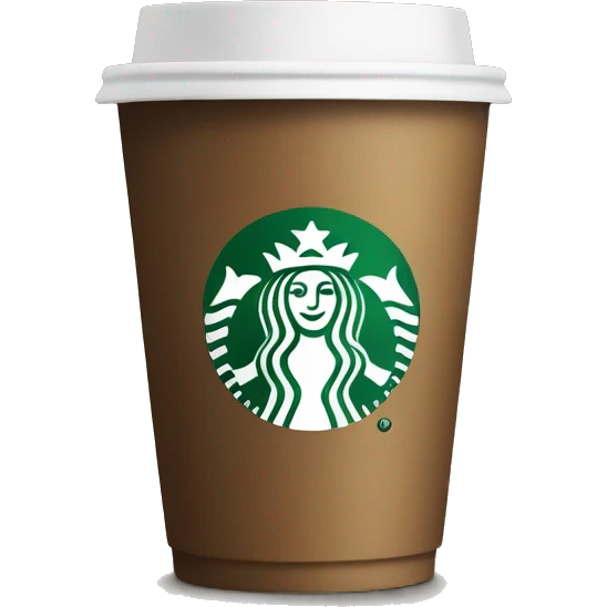 Starbucks coffee emoji