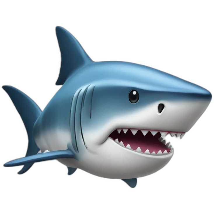 A giant sharck emoji