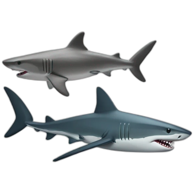 shark and declined emoji