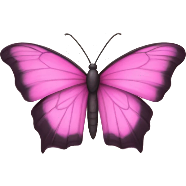 Mariposa rosa emoji
