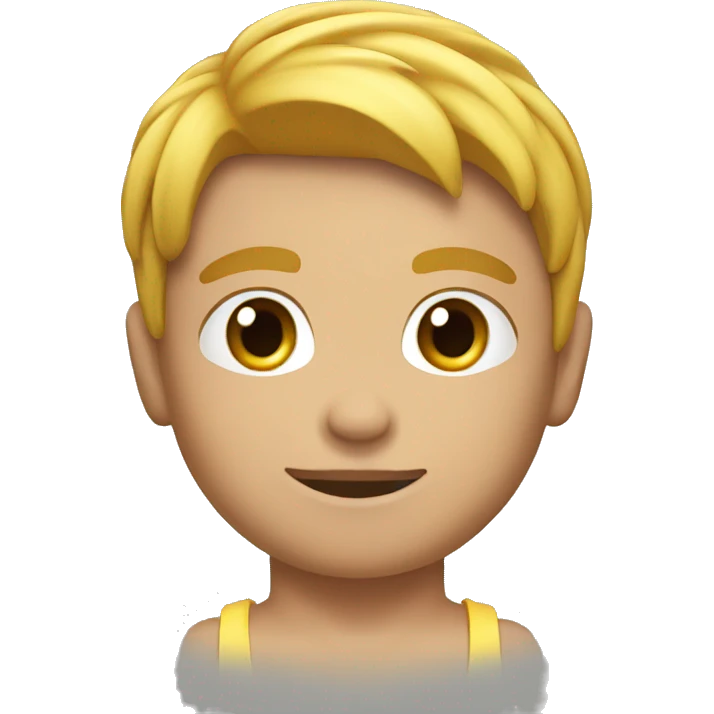 Fitness boy in plunk position  emoji