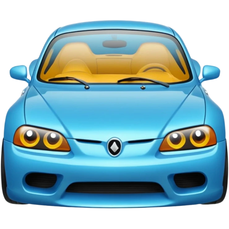 Süper modifiyeli araba emoji