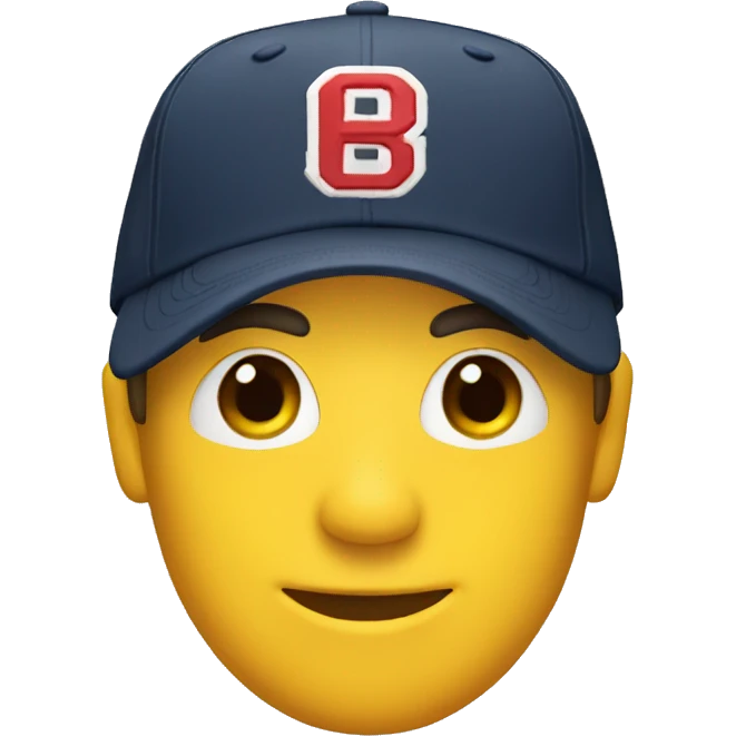 billed cap emoji