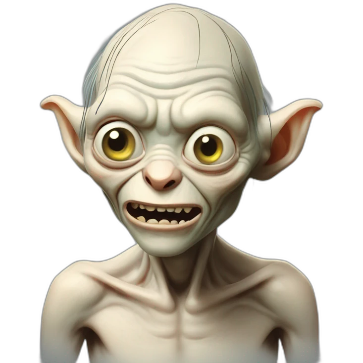 Gollum comprend pas emoji