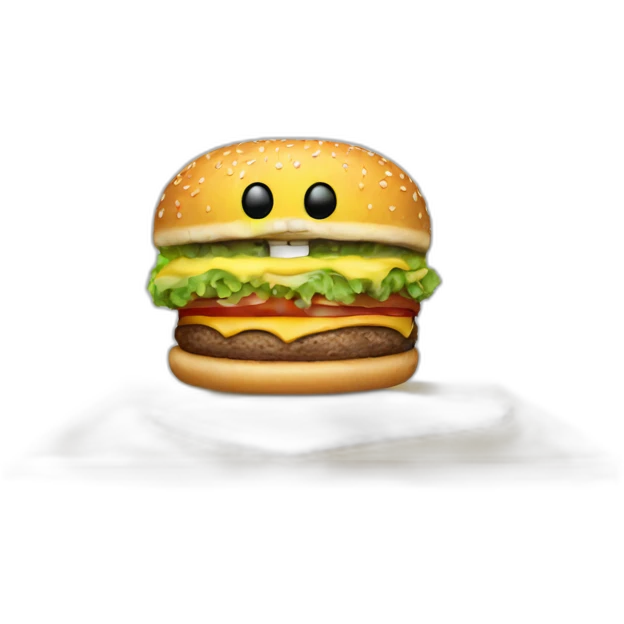spongebob cooking a burger emoji