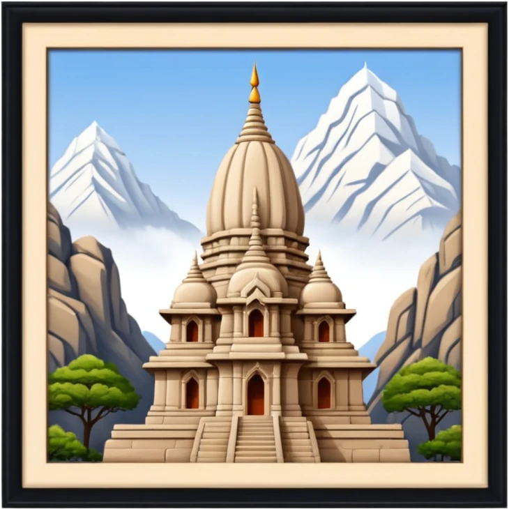 a girnar ji temple situated in india  emoji
