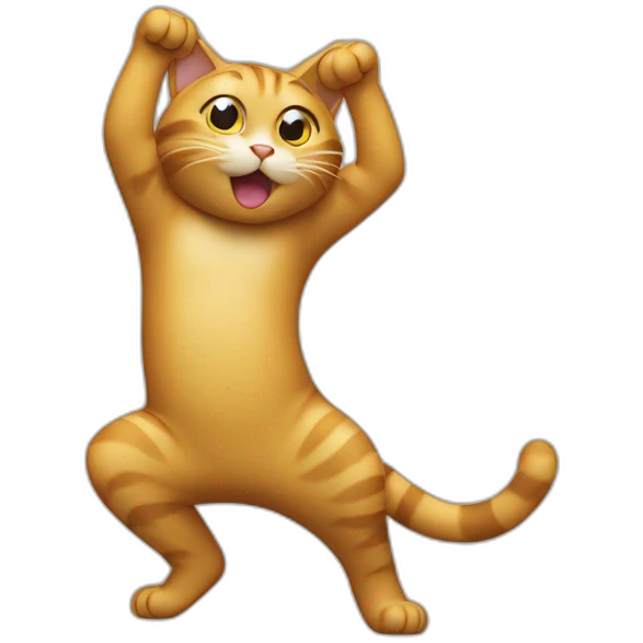 cat dabbing emoji