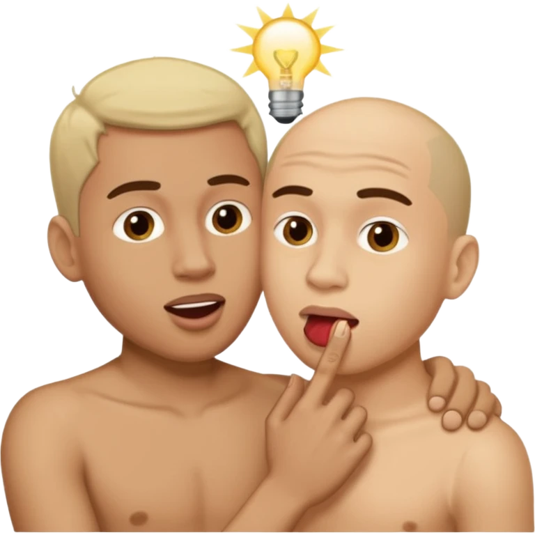 Gay sex lifelike closeup  emoji