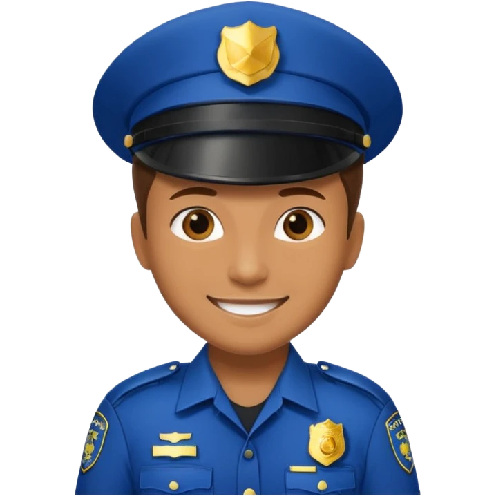 Hot police emoji