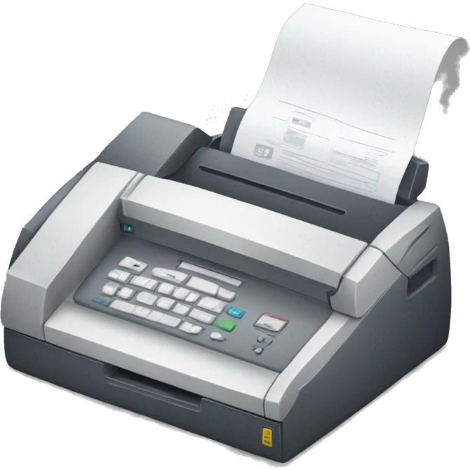 fax machine emoji