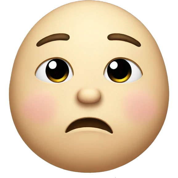 fat sad emoji
