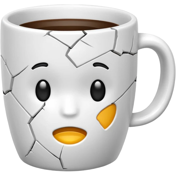 cracked mug emoji