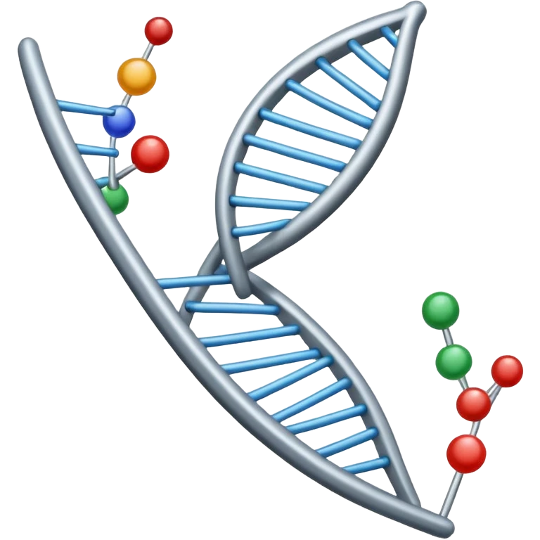 Sequenzierung der DNA emoji