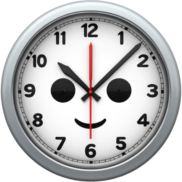 analog clock emoji
