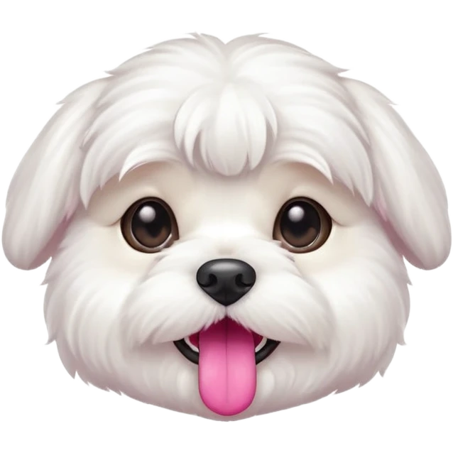dog white maltesse emoji