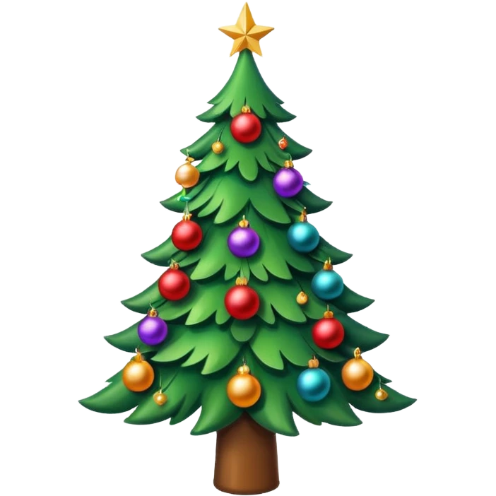 lighting chistmas tree emoji