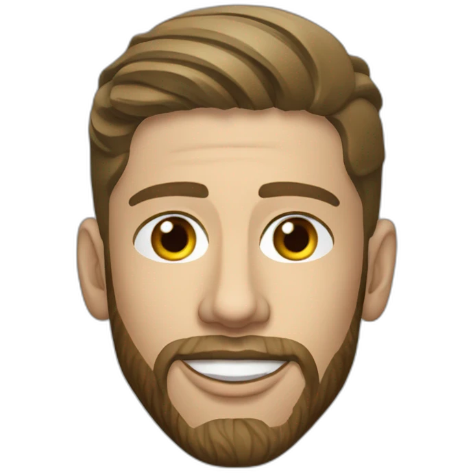 Sergio ramos portrait realistic football player emoji